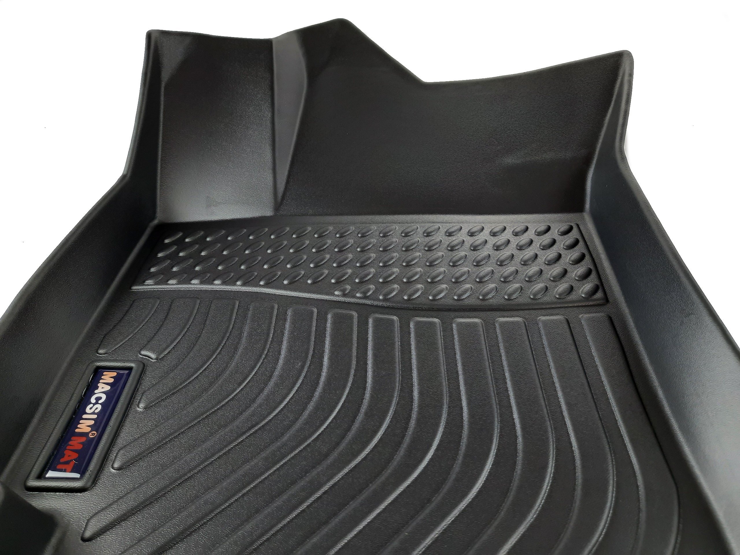 Thảm lót sàn xe ô tô Suzuki Ciaz 2015-2020 Nhãn hiệu Macsim chất liệu nhựa TPE cao cấp màu đen