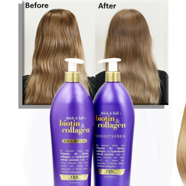 Dầu Gội Ngăn Ngừa Rụng Tóc OgX Biotin & Collagen 750ml - USA