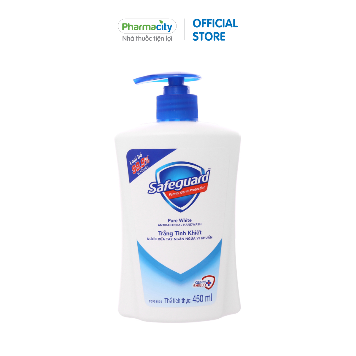 Nước rửa tay Safeguard ngăn ngừa 99.9% vi khuẩn