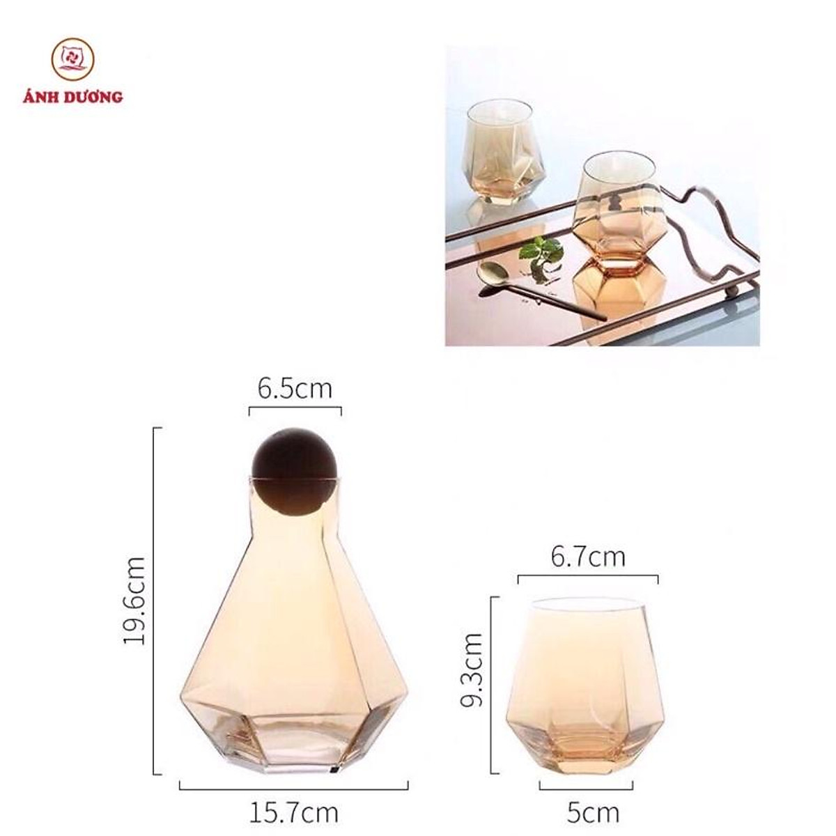BỘ BÌNH CỐC THUỶ TINH CHỊU NHIỆT ĐỘ CAO