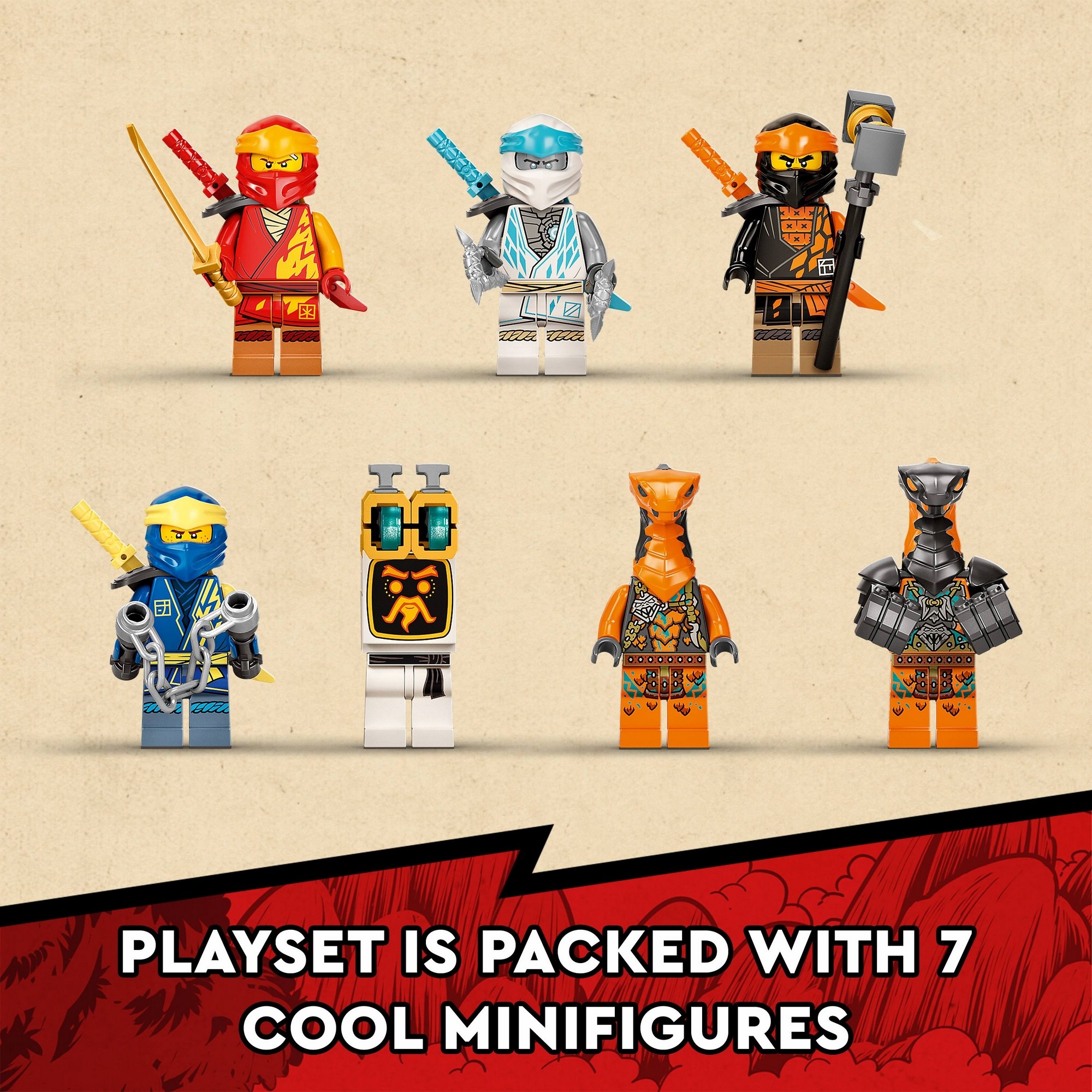 LEGO Ninjago 71765 Bộ đôi chiến giáp dũng mãnh
