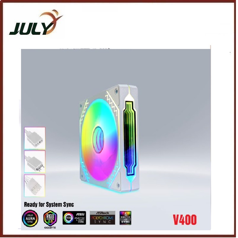 QUẠT TẢN NHIỆT V400 LED ARGB Sync TỰ CHUYỂN ĐỔI LED VÔ CỰC SIÊU HOT-JL