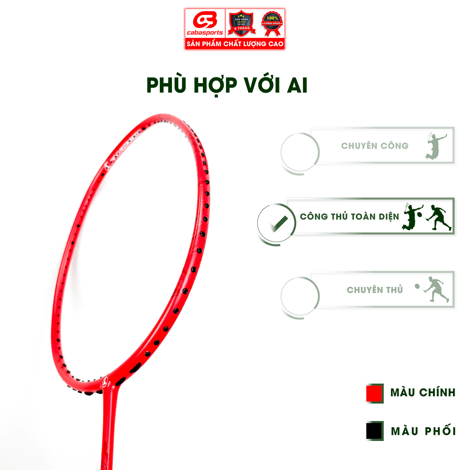 VỢT CẦU LÔNG ĐÃ ĐAN LƯỚI PROKENNEX ARROW 17 AIR 7U SIÊU NHẸ CHẤT LƯỢNG CHÍNH HÃNG (1 cây) - Tặng kèm quấn cán và túi vải Cabasports