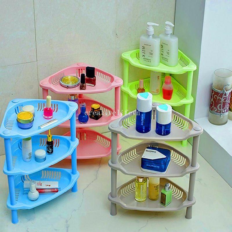 KỆ GÓC 3 TẦNG - Kệ Tam Giác Tiết Kiệm Không Gian