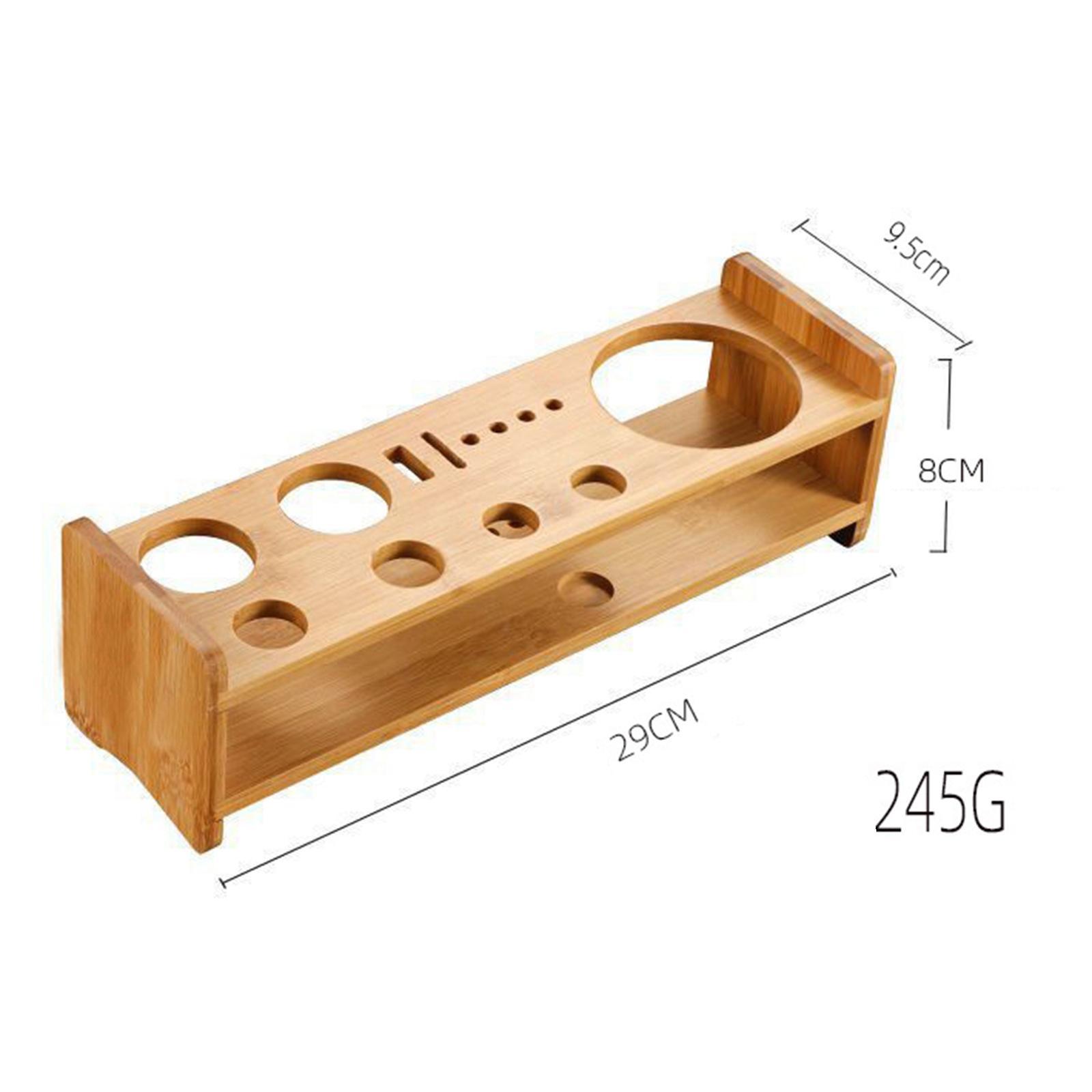 Bartender Kits Stand Cocktail Bartending Set Wooden Stand Practical Bottle Rack Tabletop Barware Stand Cocktail Shaker Stand for Wedding