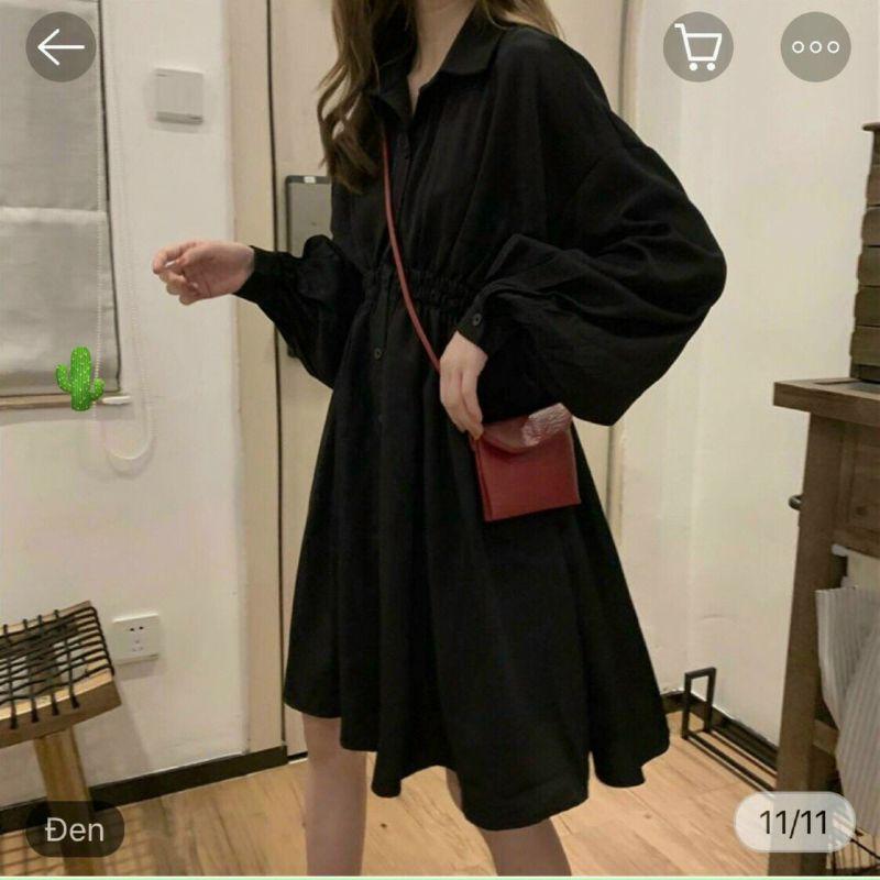 Đầm váy tiểu thư bo eo