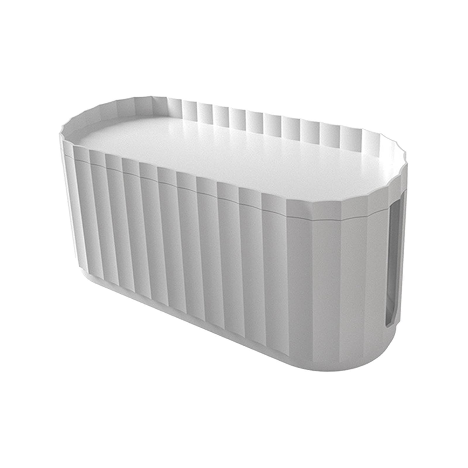 Cable Management Box, to Hide Adapter Cable Organizer Box for Office USB Hub Power Strips Home