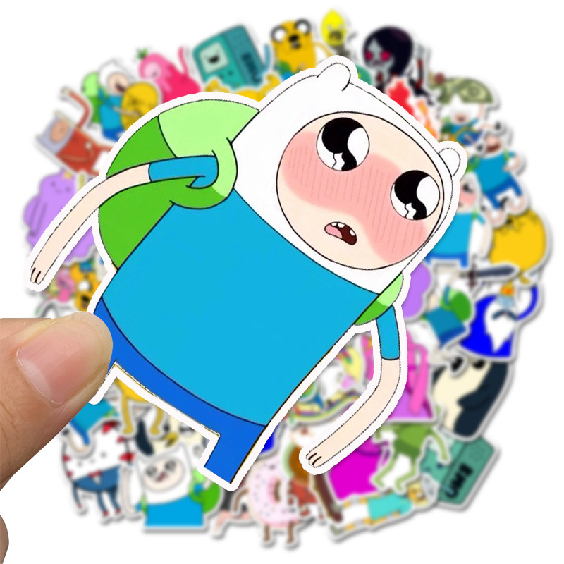 Sticker 50 miếng hình dán Adventure Time SetB