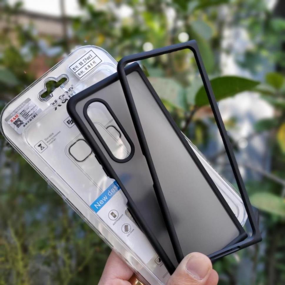 Ốp X&M nhám viền dẻo cho Samsung Z Fold 3 5G chống sốc siêu đẹp.