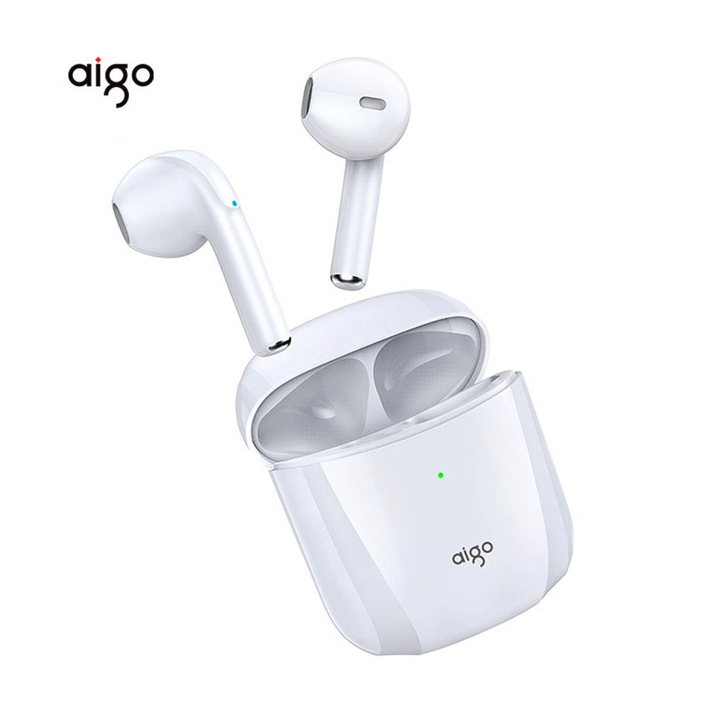 Aigo T20 True Wireless BT Headphones Semi-in-ear Sports Earbuds BT5.0 Chip Smart Touch Control Easy Pairing