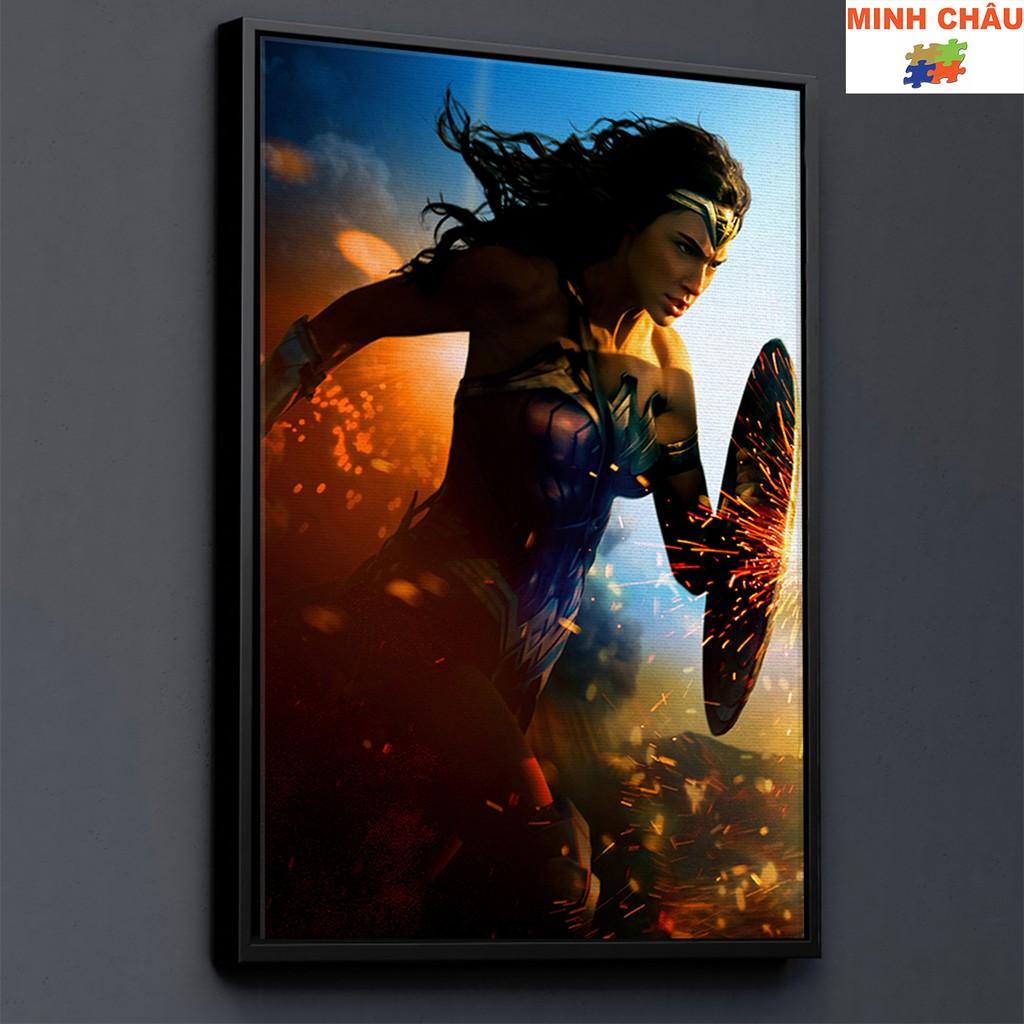 Tranh Canvas | Tranh treo tường trang trí SIÊU ANH HÙNG - WONDER WOMEN 7