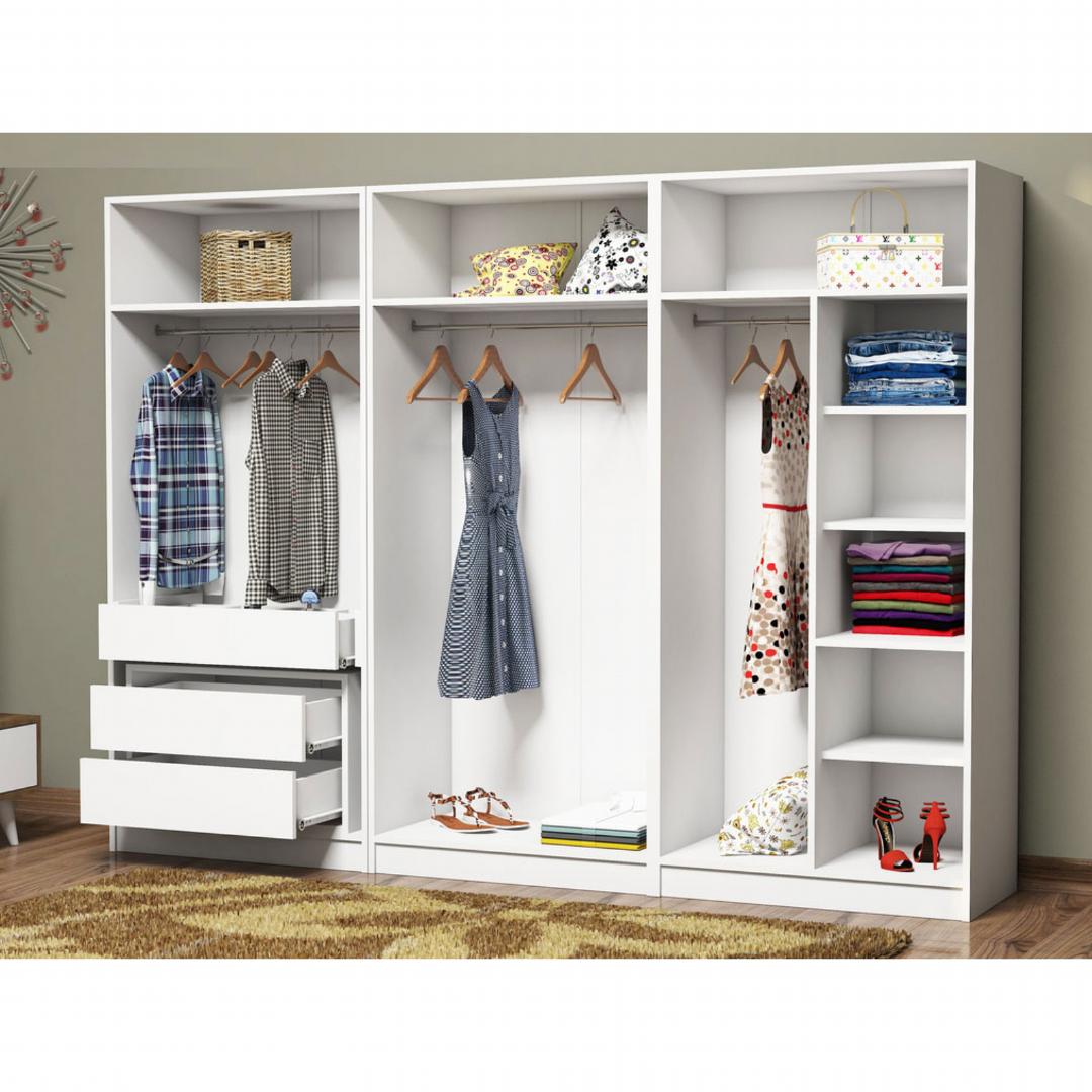 Tủ quần áo đơn giản tiện dụng SMLIFE Banshee