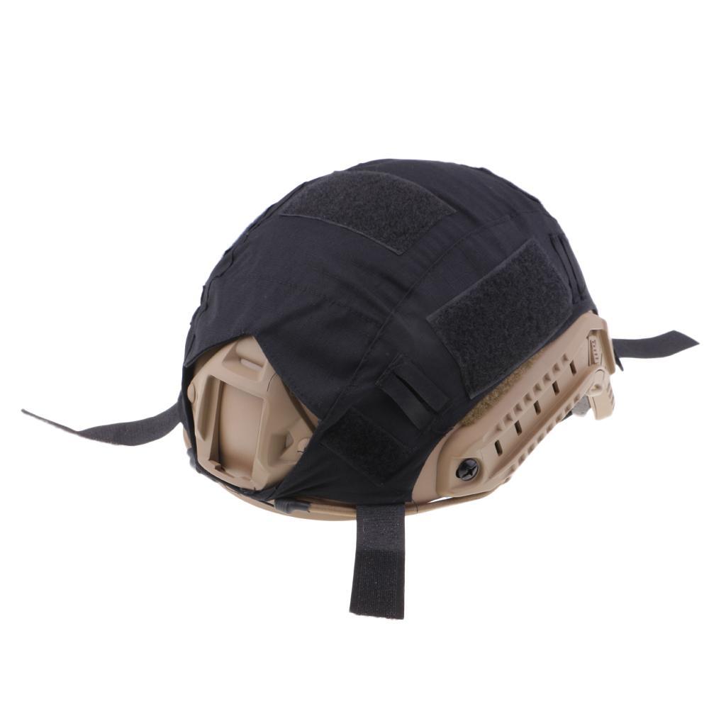 2 Pcs Army Game Series Helmet Cover Cloth No Helmets for FAST Helmets Black