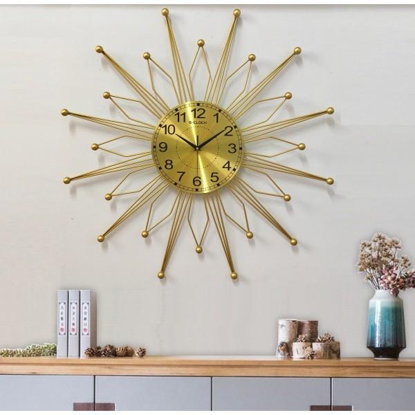 Đồng hồ treo tường GCLOCK loại to KT 74  cao cấp làm từ kim loại sơn tĩnh điện chạy máy kim trôi chuẩn