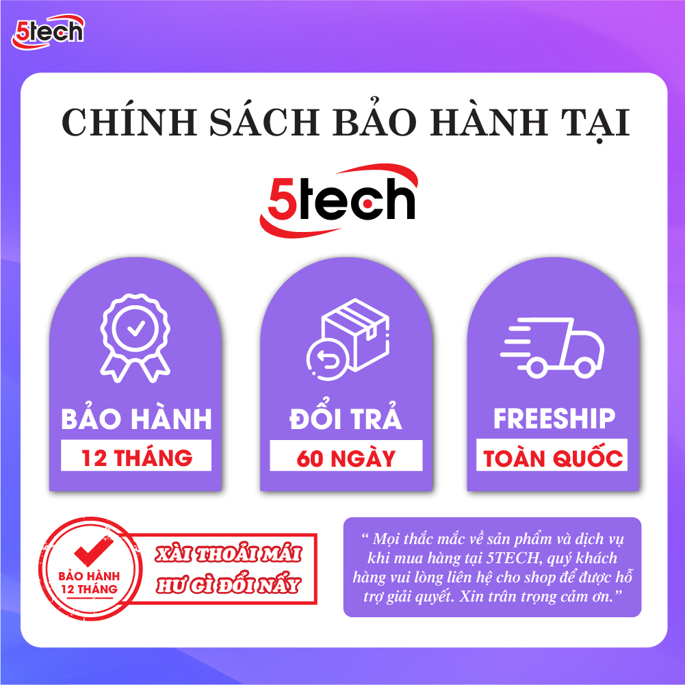 Loa bluetooth 5TECH BS2 hàng chính hãng, loa mini cầm tay di động nghe nhạc cực hay hỗ trợ cắm thẻ nhớ, USB dành cho điện thoại, máy tính...