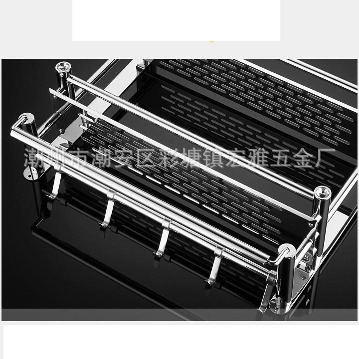 Kệ Nhà Tắm, Giá Treo Khăn Nhà Tắm, Để Đồ Dùng Inox Đa Năng Gắn Tường