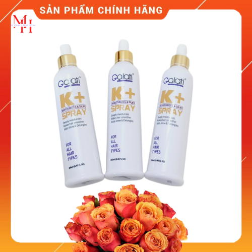 Sữa dưỡng ẩm mượt tóc Galati 250ml dạng xịt tiện lợi _ Người Việt ưu tiên dùng hàng Việt