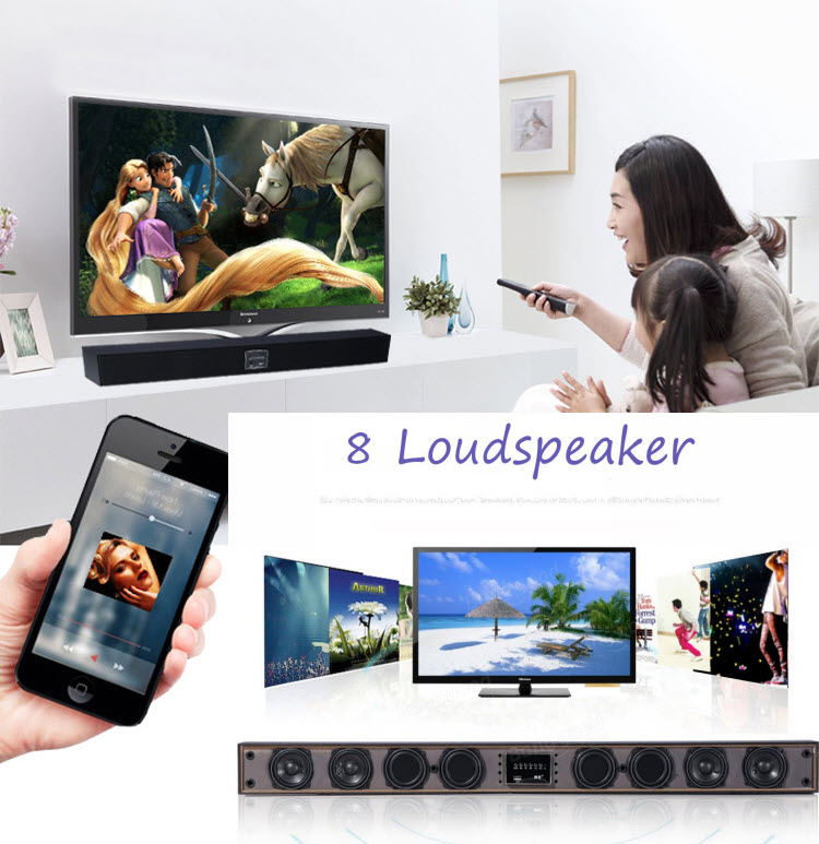 Loa Soundbar Handmade Karaoke Bluetooth âm thanh vòm lập thể Surround 5.1 công suất 120W