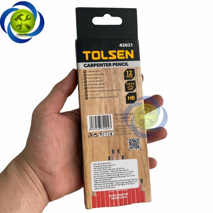 Bút chì Tolsen 42021 dài 176mm (hộp 12 cây)