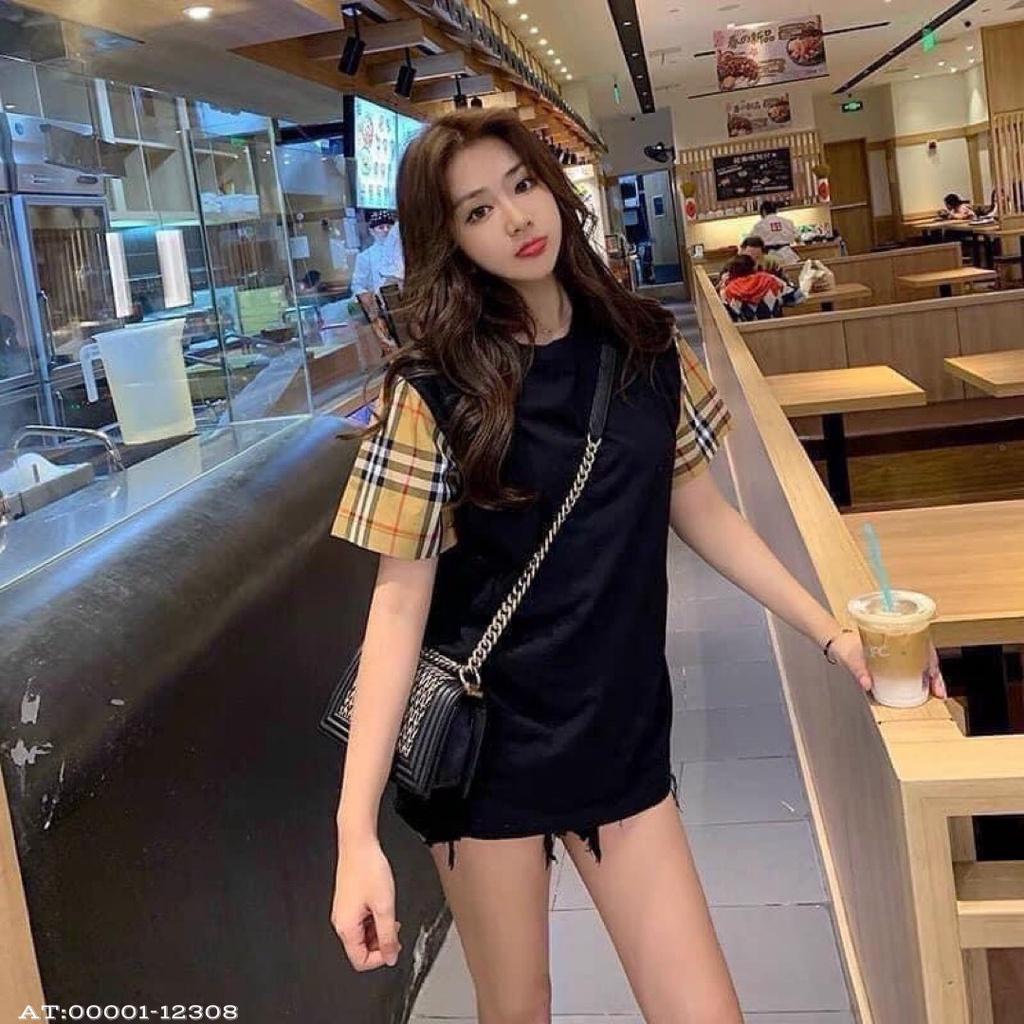 Bộ Thun Nam Hè Tay Kẻ BH07 Bộ Quần Áo Thun Nam In Hình Phong Cách Hàn Quốc Chất Liệu Thun Thoáng Mát