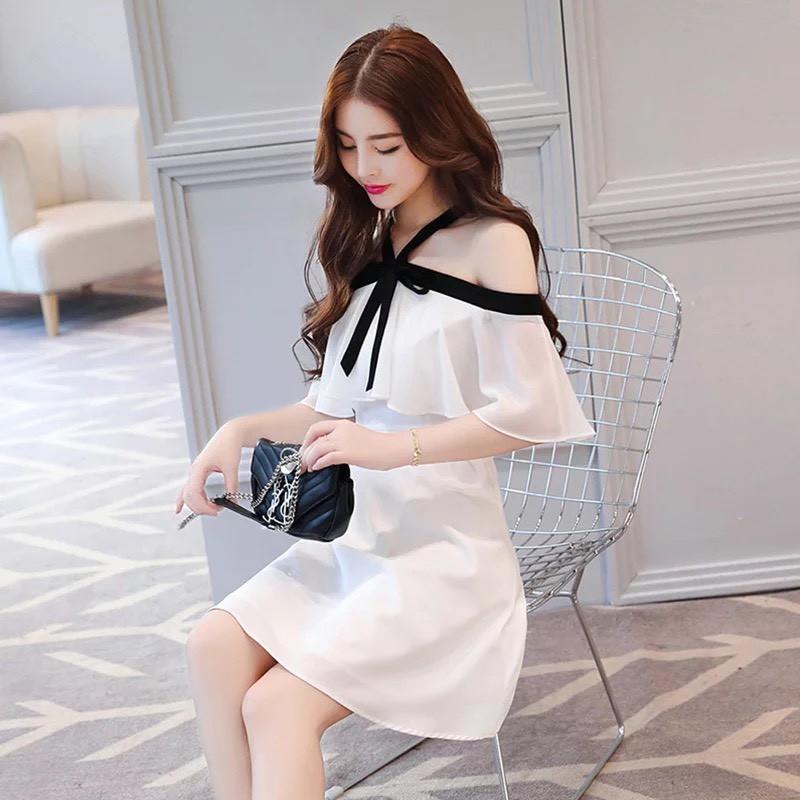 Đầm nữ voan 2 lớp tiểu thư hàng cao cấp