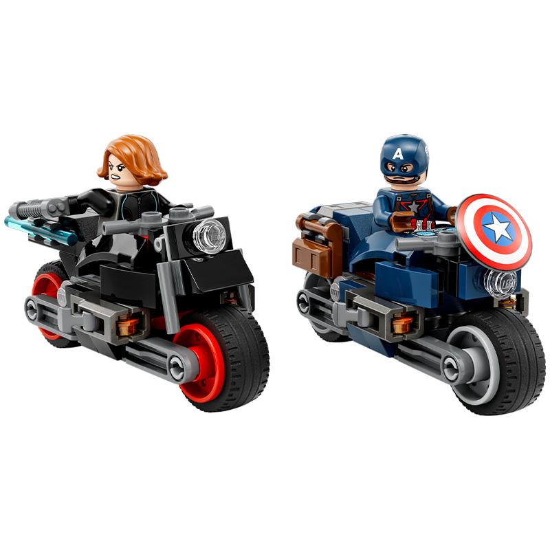 Đồ Chơi Lắp Ráp Cuộc Rượt Đuổi Captain America &amp; Black Widow LEGO SUPERHEROES 76260