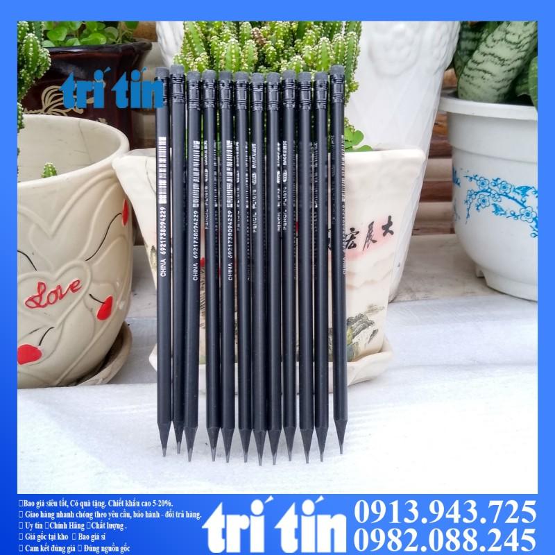Bút chì gỗ 2B/HB thân lục giác kèm tẩy Classic BAOKE