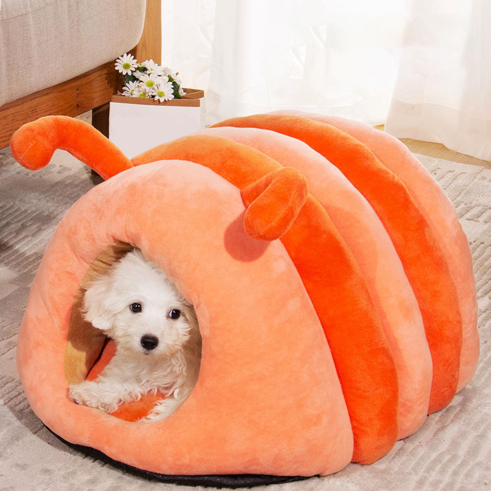Animal Shape Cave Bed Cat Dog House Anti Slip Bottom Portable No Deformation Kennel Pad Sleeping Bed for Rabbit