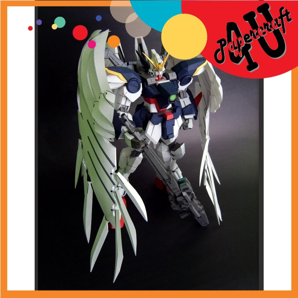 Mô hình giấy GD XXXG-00W0 Wing Zero Custom V1