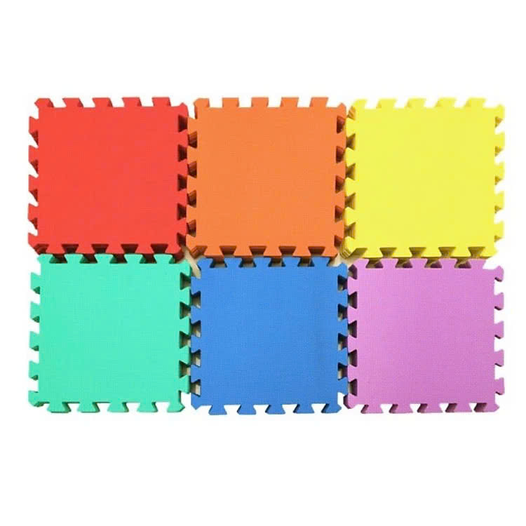 Thảm Xốp Cho Bé, Thảm Chơi Xếp Hình Lắp Ghép, Xốp Lót Trải Sàn - Bộ 40 tấm (15x15cm)