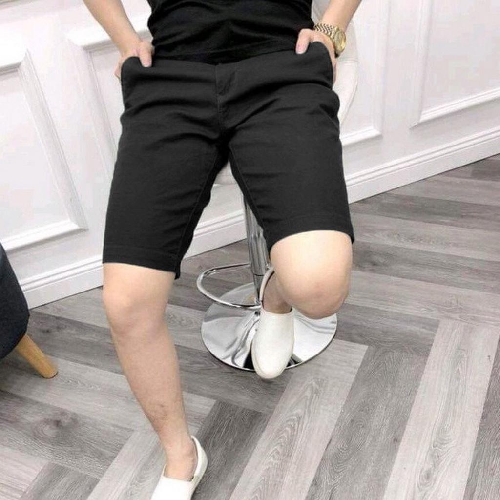 Quần Short Nam Tây Âu Vải COTTON 2 CHIỀU Chống Nhăn Chống Xù Quần Tây Nam Ngắn Dáng Đẹp Form Ôm Hàn Trẻ Trung