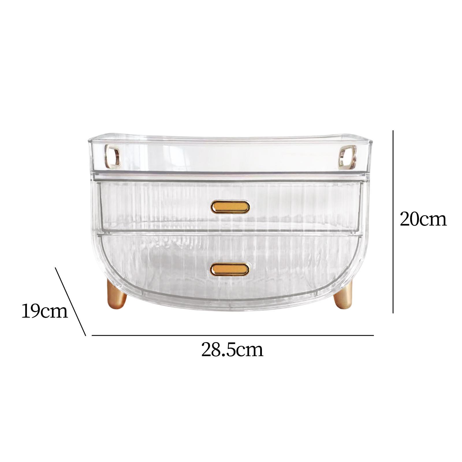 Cosmetic Storage Box Cosmetic Display Cases, Desktop Makeup Organizer for Bedroom