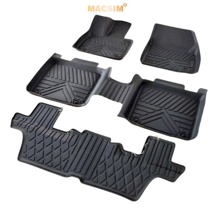 Thảm lót sàn 1 lớp sd3 Vinfast VF9 ( 6 chỗ)- nhãn hiệu Macsim - Giảm giá nhưng chất lượng không giảm