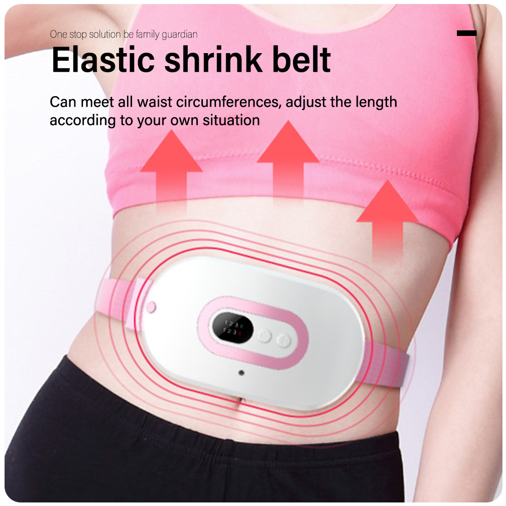 UbodyOasis Sạc di động màn hình kỹ thuật số ấm áp đai cung điện nhiệt độ không đổi mát xa ấm đai cung điện ba tốc độ có thể điều chỉnh áp suất nóng đai mát xa