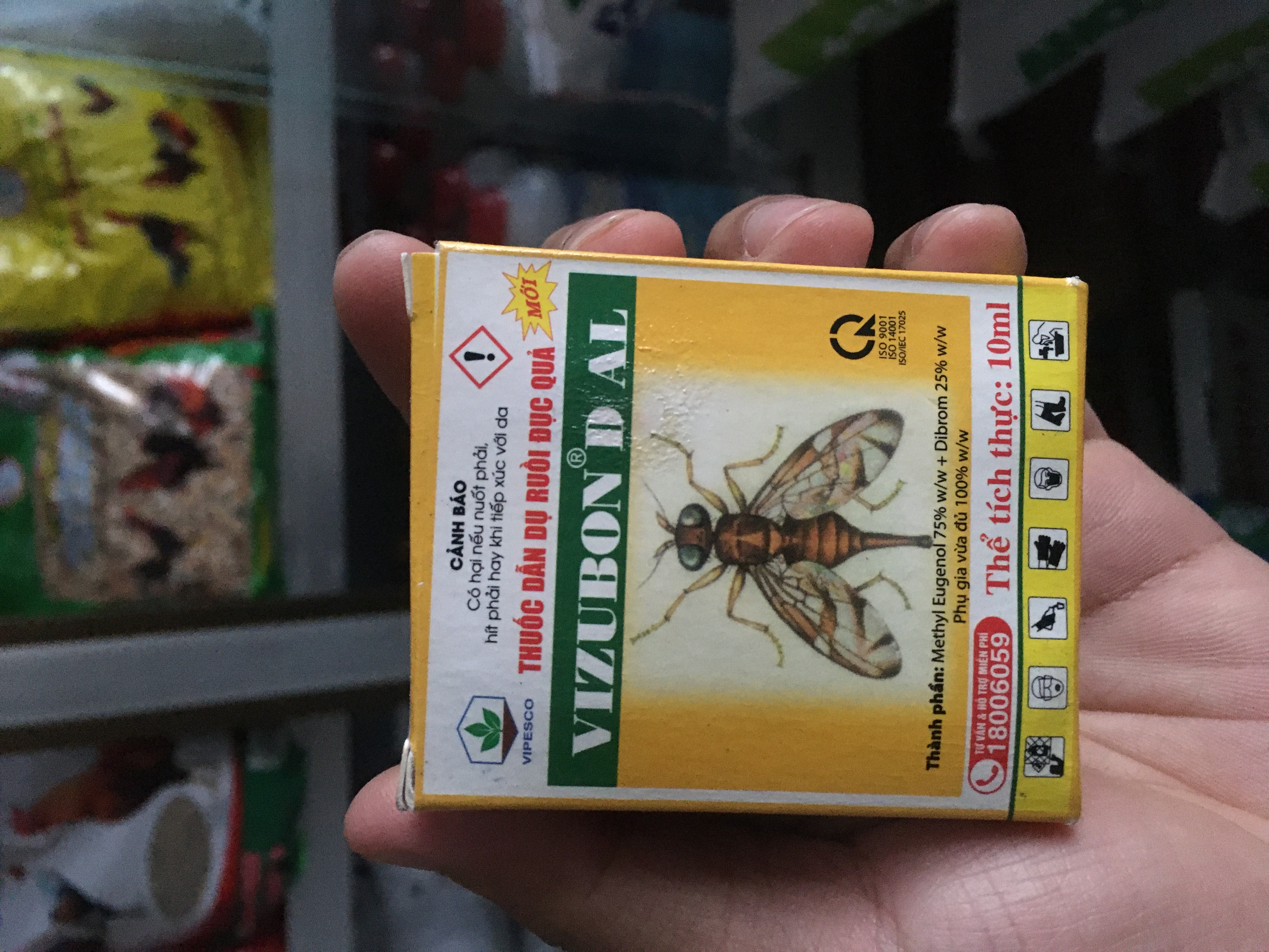 Vizubon Bộ dụ ruồi đục quả cây trồng các loại