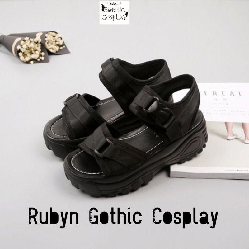 Giày Sandal đế cao 5,5cm, sandal cá tính ( Size 35 - 40