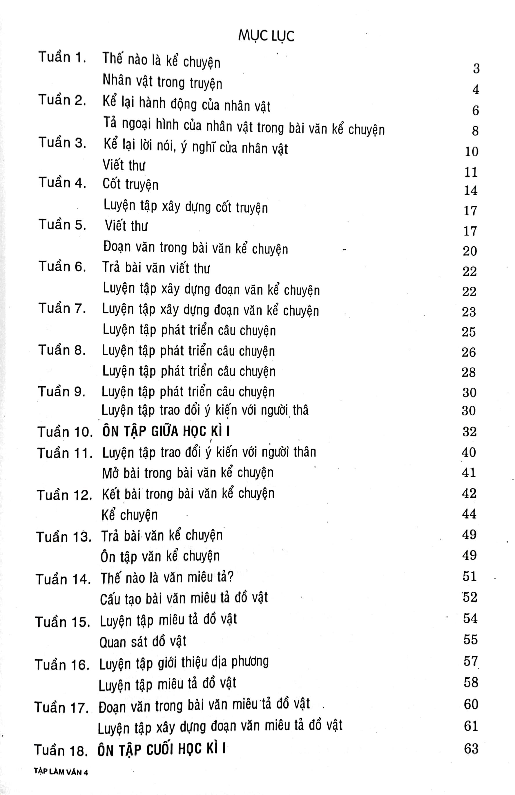 Tập Làm Văn 4
