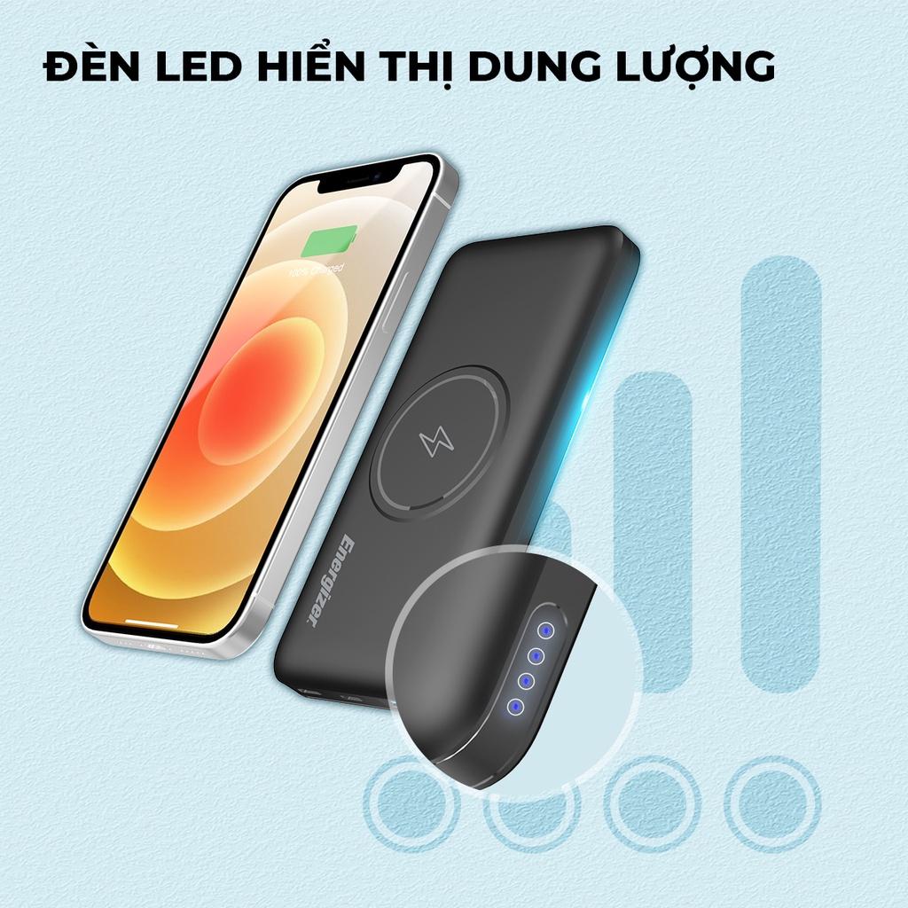 Pin dự phòng Energizer 10000mAh QE10013PQ - 3 cổng sạc ra tiện lợi, tích hợp sạc nhanh - Hàng chính hãng