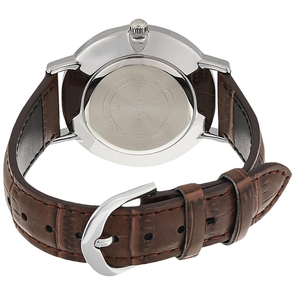 Đồng Hồ Casio Nữ Đồng Hồ Casio Chính Hãng LTPVT01L - 2B Dây Da Mặt Xanh Fullbox.