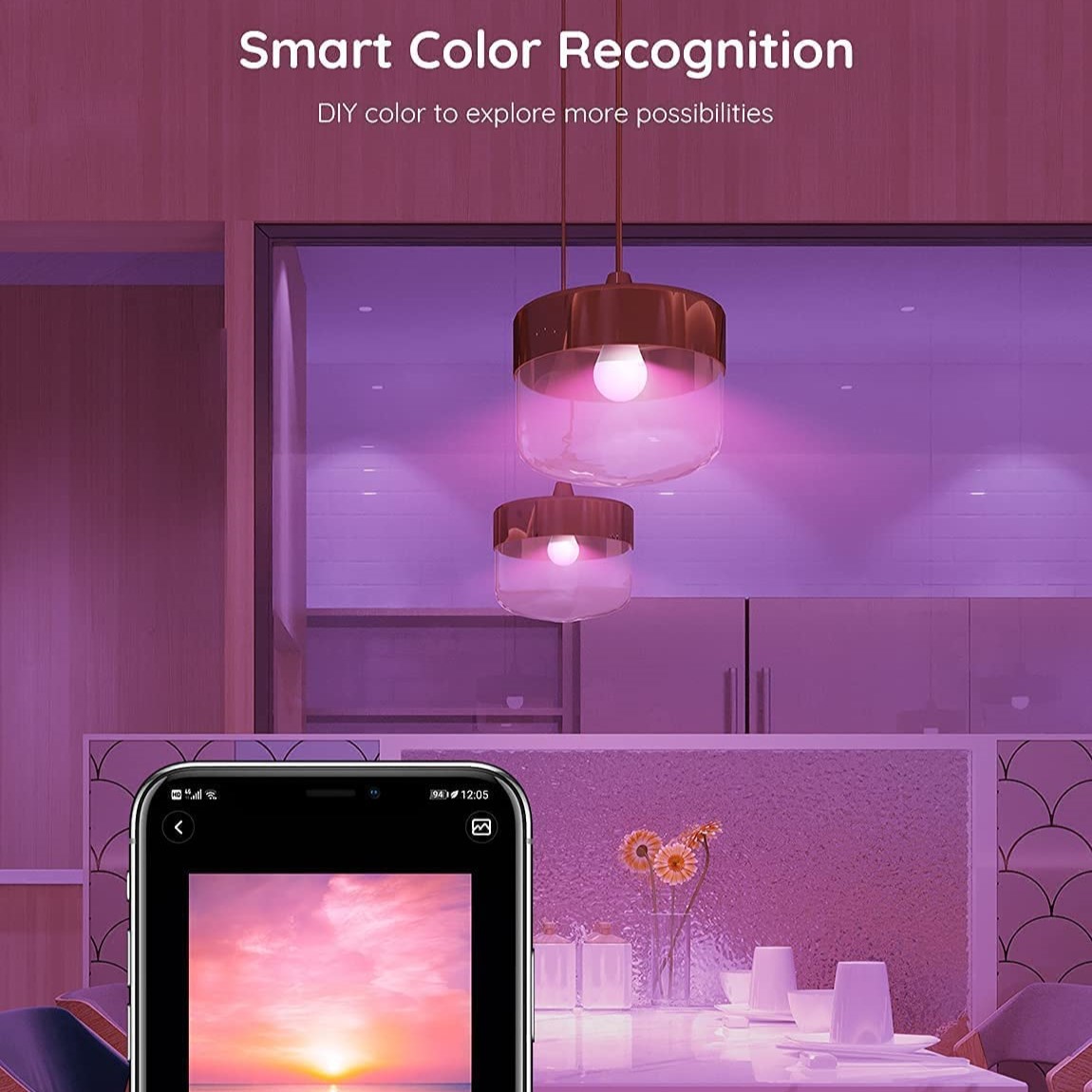Đèn LED thông minh Govee Bluetooth LED Bulb H6001 | Bóng led 16 triệu màu, có hẹn giờ, điều khiển thông minh | Hàng chính hãng
