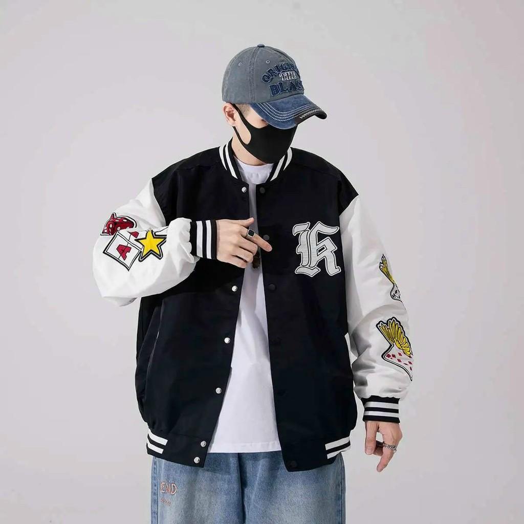 Áo khoác bomber dù THẦN BÀI Unisex ulzzang nam nữ 2 lớp Jacket Bomber Áo Khoác Jacket Bombers Siêu Hot 2 Màu Classs