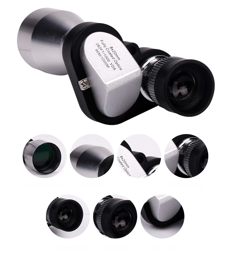 Ống nhòm một mắt gắn điện thoại 8x20 sử dụng như len máy ảnh - cho bạn bức hình tuyệt vời