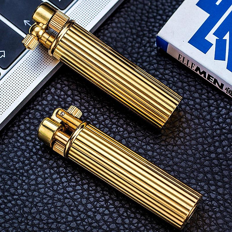 Vỏ Hột Quẹt Bật Lửa Xăng Đá Đồng Nguyên Khối Z67 Thủ Công Đẹp Độc Lạ - Dùng Xăng Bấc Đá cao cấp