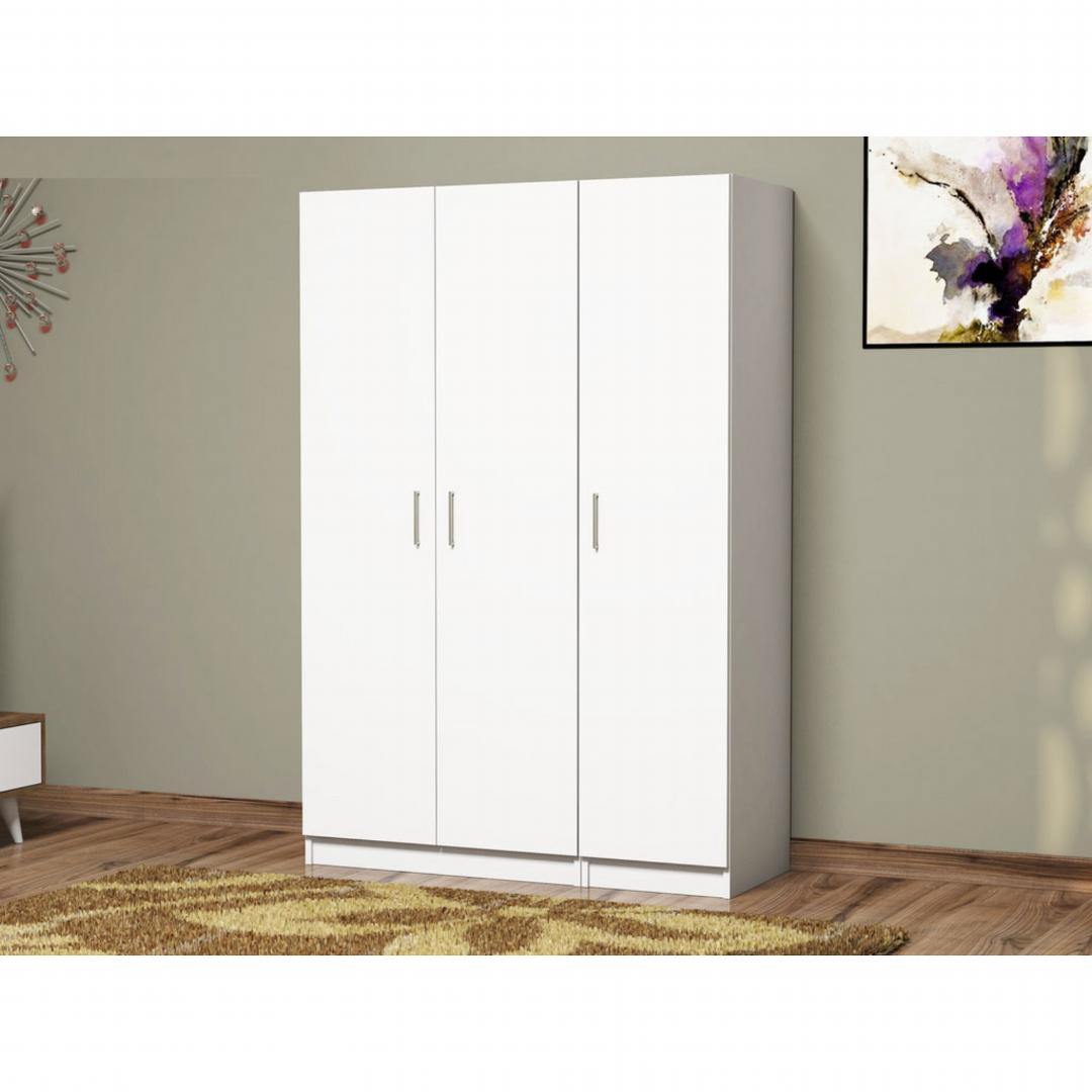 Tủ quần áo gỗ hiện đại SMLIFE Buggy | Gỗ MDF dày 17mm chống ẩm | D120xR45xC180cm