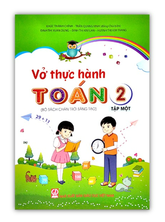 Sách - Vở Thực Hành Toán Lớp 2 - Tập 1 (Bộ Sách Chân Trời Sáng Tạo)