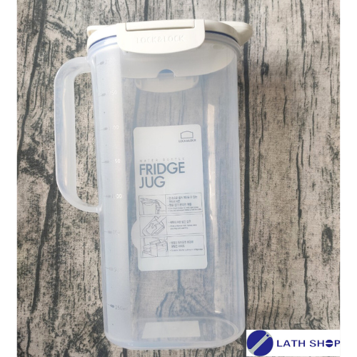 Bình Đựng Nước Lock&lock Spring Jug 2,1L Có Chia Dung Tích, Chất Liệu Nhựa PP, Nắp Có Gioăng Silicone HAP770 - Hàng Chính Hãng