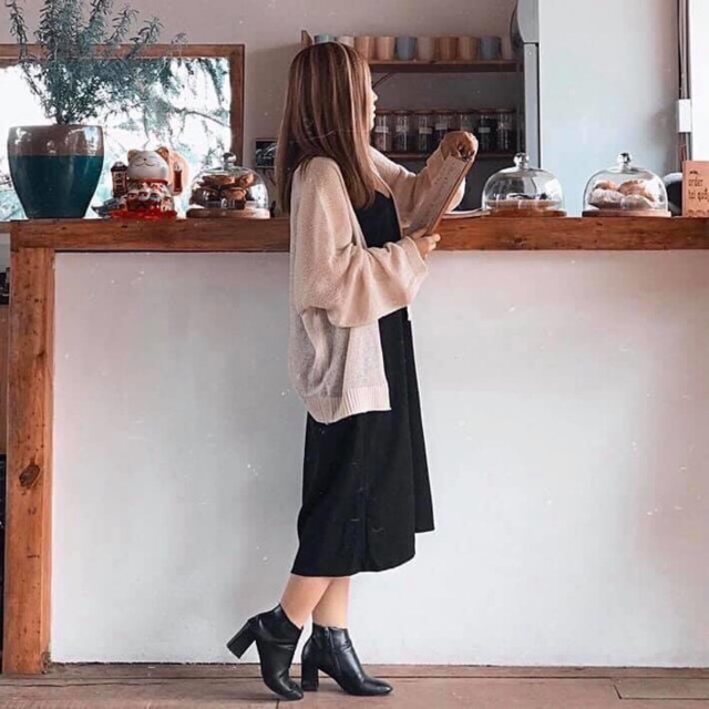 ÁO KHOÁC LEN CARDIGAN LƯỚI MỎNG