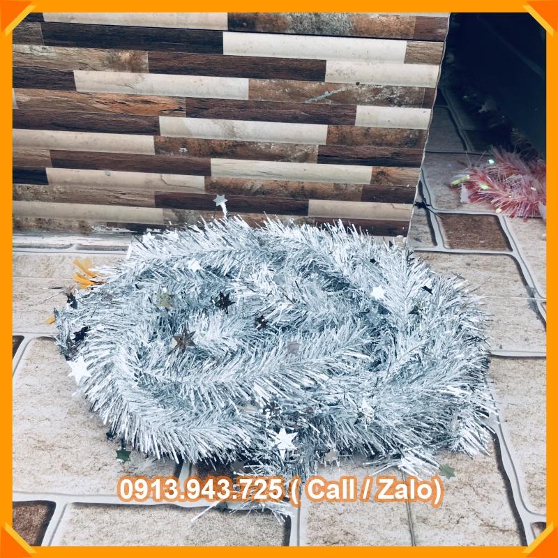 Dây kim tuyến trang trí noel,tết dài 1.3m - Dây trang trí cây quất cây đào Tết