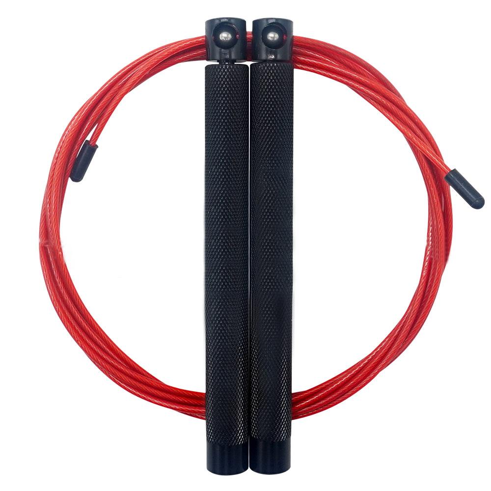 Kim Loại Nhảy Bỏ Qua Dây Thép Pvc 2.5Mm Đơn Giản Keepfit Crossfit Thể Dục Nhảy Bỏ Qua Bóng Bay Có Trọng Số Crossrope Vòng/Phút