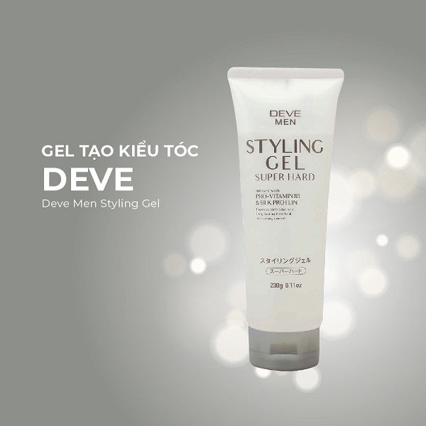 Gel tạo kiểu tóc DEVE Nhật Bản (Tuýp 230g)